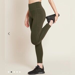 1 Boody Green Motivate Full-Length High-Waist Tights